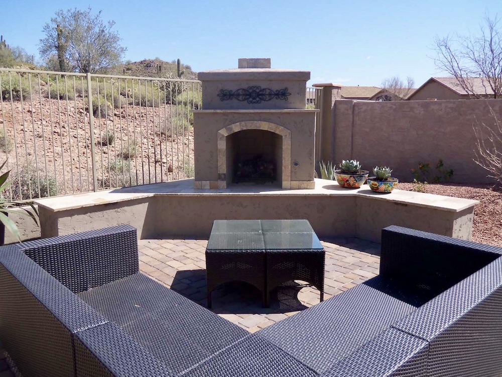 Outdoor Fireplace Contractor Phoenix AZ